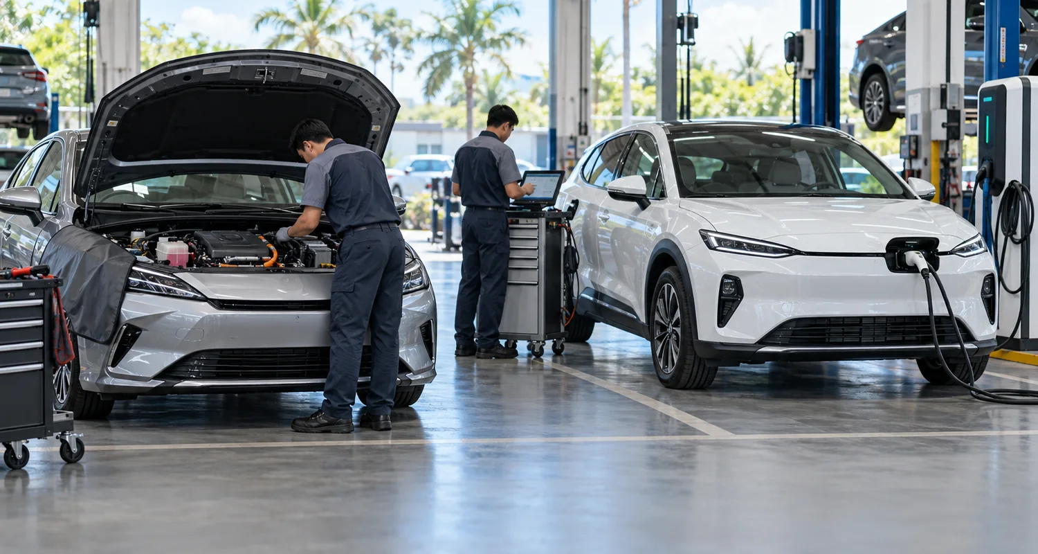 Hybrid Vs Ev Service Differences