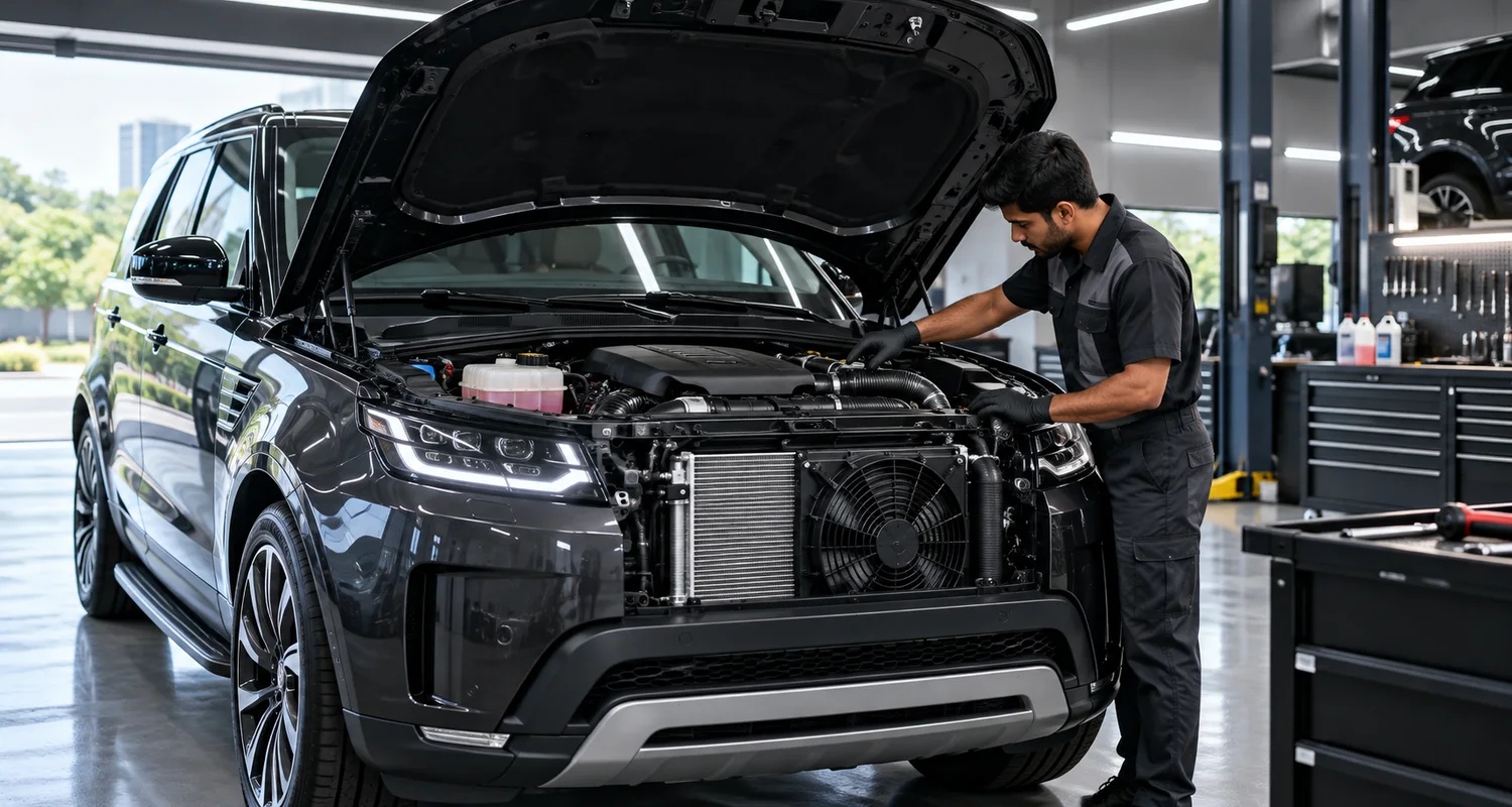 Range Rover Discovery Cooling Service Completed