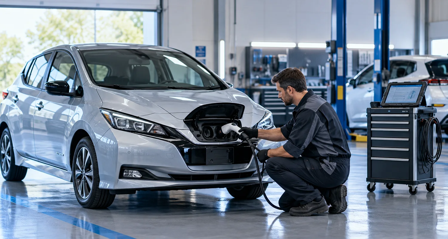 Nissan Leaf Charging Service Completed