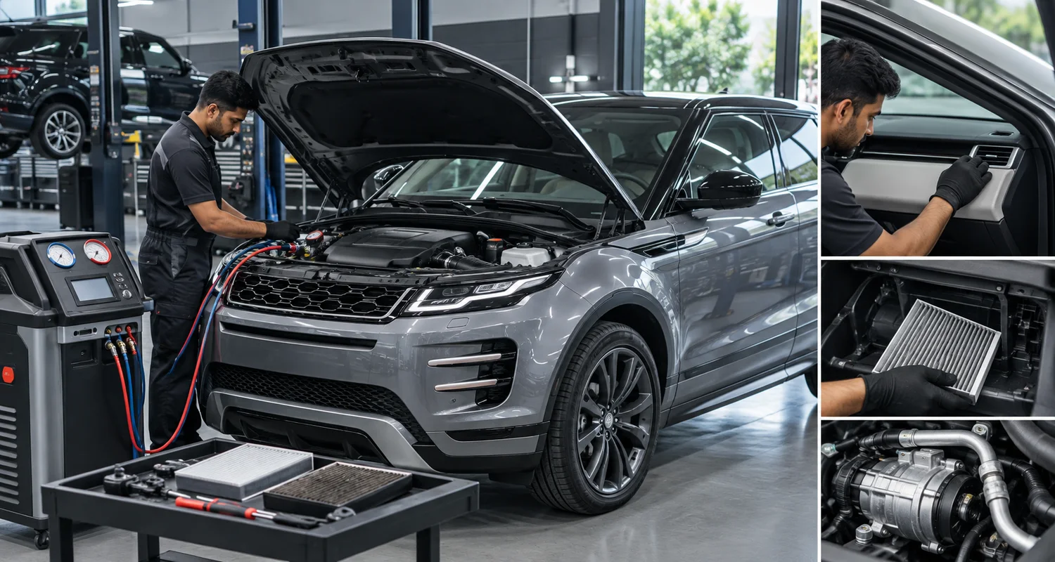 Range Rover Evoque AC Service Completed