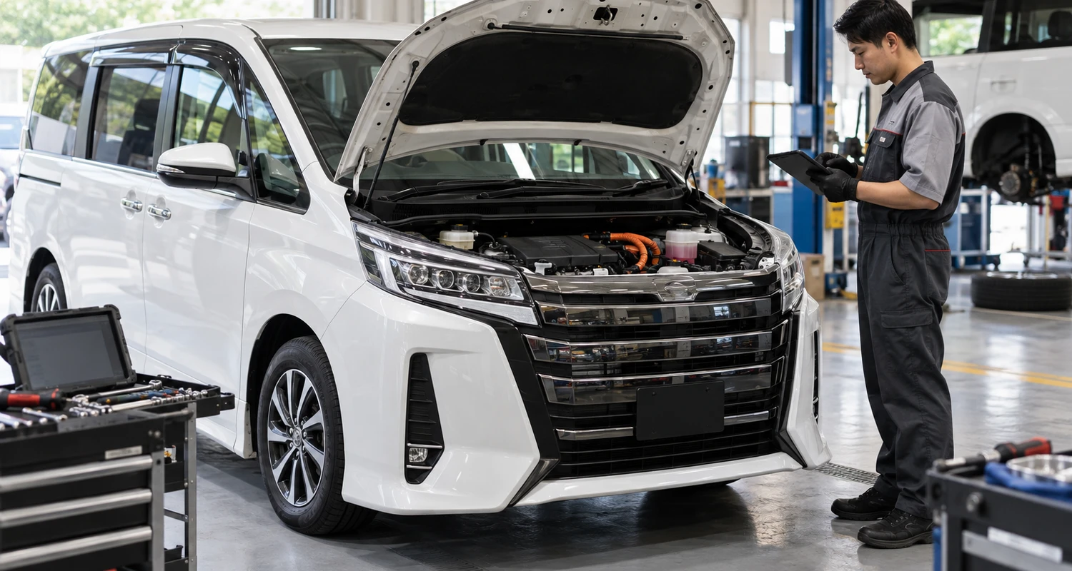 Toyota Noah Hybrid Preventive Service Completed